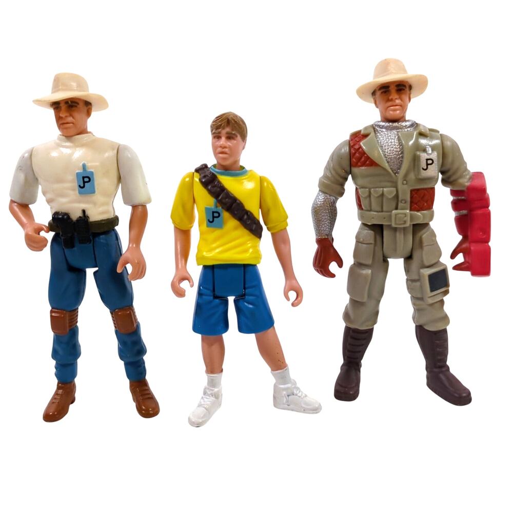 Jurassic Park Kenner 1993 Figure Lot Dr Alan Grant Series 2 & 3 Tim Murphy S2